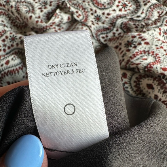 A.L.C. Paisley Printed Silk Sandra Dress size 8 - Picture 9 of 9